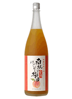 和歌のめぐみ　南紀の完熟にごり梅酒1800