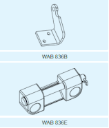 Montagekonsolensatz für Kettenantrieb WMU836.