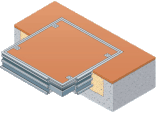 Bodenklappe Serie 7500 - Aluminium Höhe: 75mm