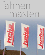 Klappmasten aus Aluminium, wetterfest und stabil.