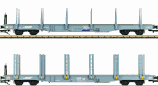 LGB 40921 RhB-Rungenwagenset 2 Stück