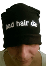 Haube "Bad hair day"