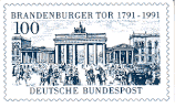 D-K-0405-08-1991 - 200 Jahre Brandenburger Tor