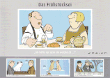 D-2011 - Klappkarte mit Umschlag - Loriot - Das Früchstücksei