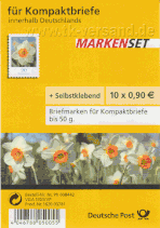 D-2008 - Markenset "Dauerserie Blumen - Narzisse" - 10 x 90