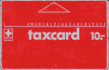 CH- 001 - Rote Karte - 10 - PTT-Logo