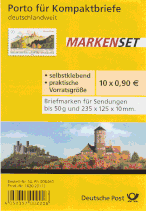 D-2011 - Markenset "Zweiburgenblick im Werratal" - 10 x 90