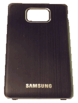 Samsung Galaxy S2 Aluminium Batteriefachdeckel schwarz