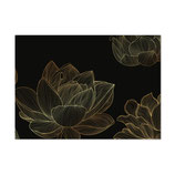 Knutselmat Gold Flowers
