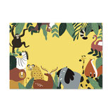 Knutselmat Jungle Geel