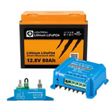 Caravan Self-Sufficient Starter - LIONTRON LiFePO4 12.8V 80Ah + Victron Orion-Tr 12/12-9A DC/DC Con