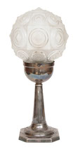 Wunderschöne original Art Deco Tischleuchte "ROUND DICE" Tischlampe 1930