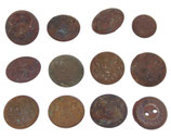 Lot de 11 boutons 18 et 25mm GSC General Service Corps terrain Normandie 1944 GB WW2