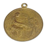 Médaille Journée française Secours National 1915 français WW1