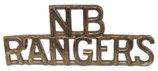 Shoulder title New Brunswick Rangers Canada WW2