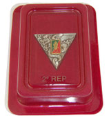 Insigne 2ème REP Régiment Etranger de Parachutistes Légion Etrangère (Editions Atlas) armée française