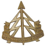 Cap badge Reconnaissance Corps GB WW2
