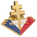 Pin’s Mémorial Charles de Gaulle croix de Lorraine