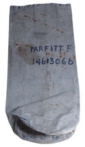 Kit-bag avec nom et matricule GB WW2