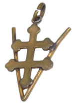 Croix de lorraine V victoire pour pendentif libération français WW2