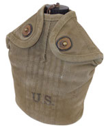 Gourde complète avec housse et quart US WW2
