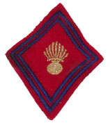 Losange de bras modèle 45 Artillerie cadre armée française