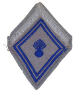 Losange de bras modèle 45 Matériel avec grade soldat de première classe armée française