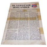 Journal/tract De Vliegende Hollander N°11 29/09/1943 (largué par la RAF) H22 Hollande WW2