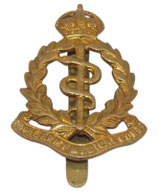 Cap badge Royal Army Medical Corps GB WW1/WW2