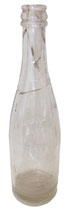 Bouteille en verre Walter Knaack Magdeburg allemande WW2