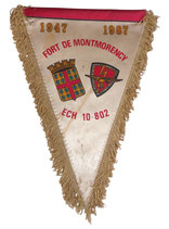 Fanion 1947 1987 Fort de Montmorency ECH 10 802 Escadron de Câbles Hertziens armée française