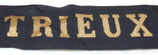 Bande/ruban légendé de bachi TRIEUX Marine Nationale armée française