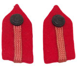 Paire de pattes de col officier brigadier Rajputana Rifles Inde WW2