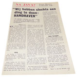Tract H9 Na Java ? pour la Hollande WW2