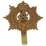 Cap badge Army Service Corps ASC GB WW1