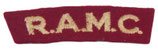 Title brodé Royal Army Medical Corps GB WW2