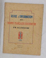 Revue d’information des troupes françaises d’occupation en Allemagne, numéro 4 janvier 1946 armée française