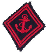 Losange de bras modèle 45 TDM Troupes de Marine troupe armée française