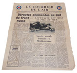 Tract/journal Le courrier de l’air (apporté par la RAF) 13 avril 1944 GB WW2