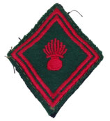 Losange de bras modèle 45 Train troupe armée française
