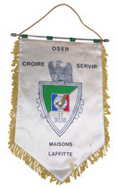 Fanion 17ème RCS Régiment de Commandement et de Soutien Maisons Laffitte armée française