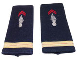 Paire de fourreaux d’épaule adjudant-chef Sapeurs-Pompiers français