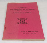 Bulletin d’information et de liaison des officiers d’artillerie d’active et de réserve, Ecole d’application d’artillerie, numéro 18 armée française