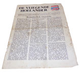 Journal/tract De Vliegende Hollander N°14 10/11/1943 (largué par la RAF) H28 Hollande WW2