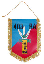 Fanion 403ème Régiment d’Artillerie RA Chaumont armée française