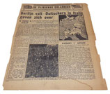 Journal/tract De Vliegende Hollander N°136 03/05/1945 (largué par la RAF) XH119 Hollande WW2