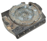 Reste de boussole en bakélite allemand WW2