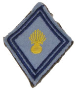 Losange de bras modèle 45 Ecole Militaire Interarmes/de Strasbourg armée française