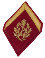 Losange de bras modèle 45 médecin avec grade sergent Service de Santé des Armées armée française