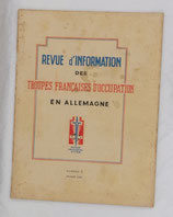 Revue d’information des troupes françaises d’occupation en Allemagne, numéro 5 février 1946 armée française